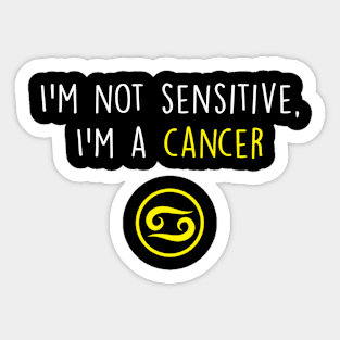 Cancer Funny Sticker